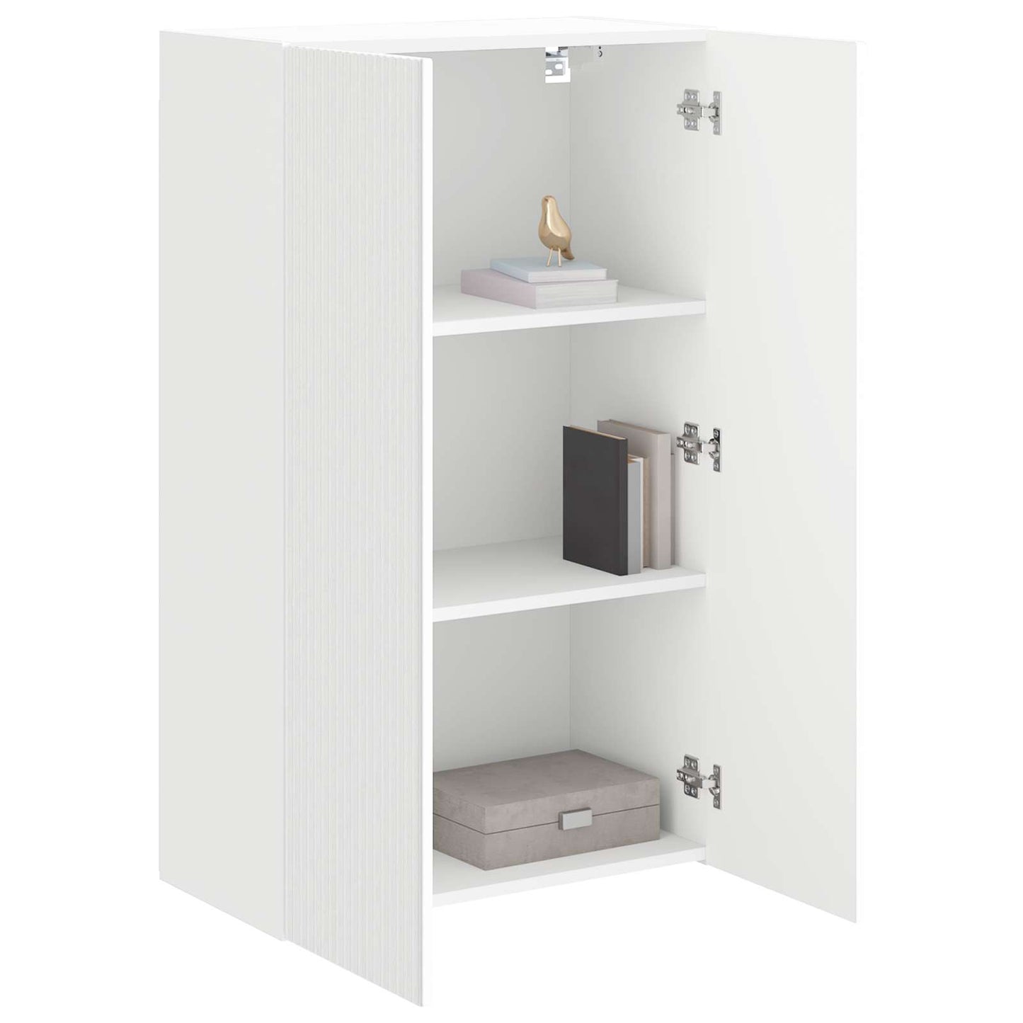 TV Wall Cabinet White 59.5 x 31 x 100 cm Engineered Wood