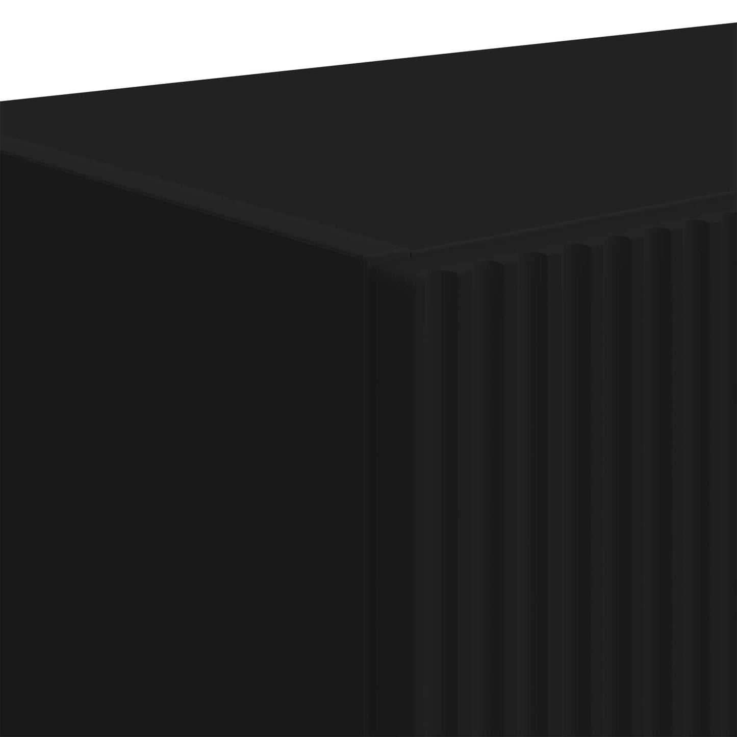 TV Wall Cabinet 59.5 x 31 x 100 cm Black Engineered Wood