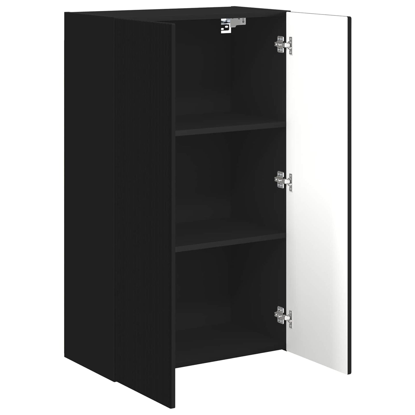 TV Wall Cabinet Black 59.5 x 31 x 100 cm Engineered Wood