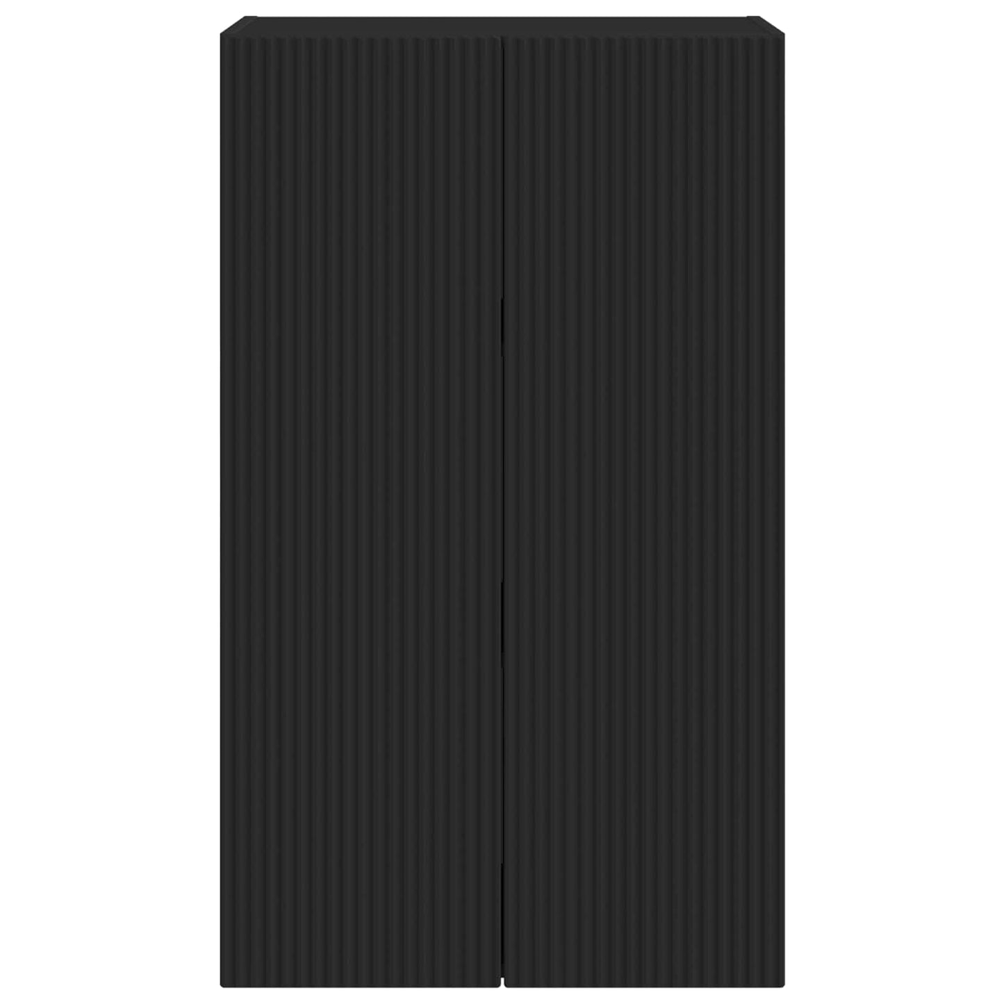TV Wall Cabinet Black 59.5 x 31 x 100 cm Engineered Wood