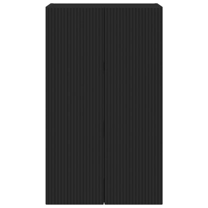 TV Wall Cabinet Black 59.5 x 31 x 100 cm Engineered Wood