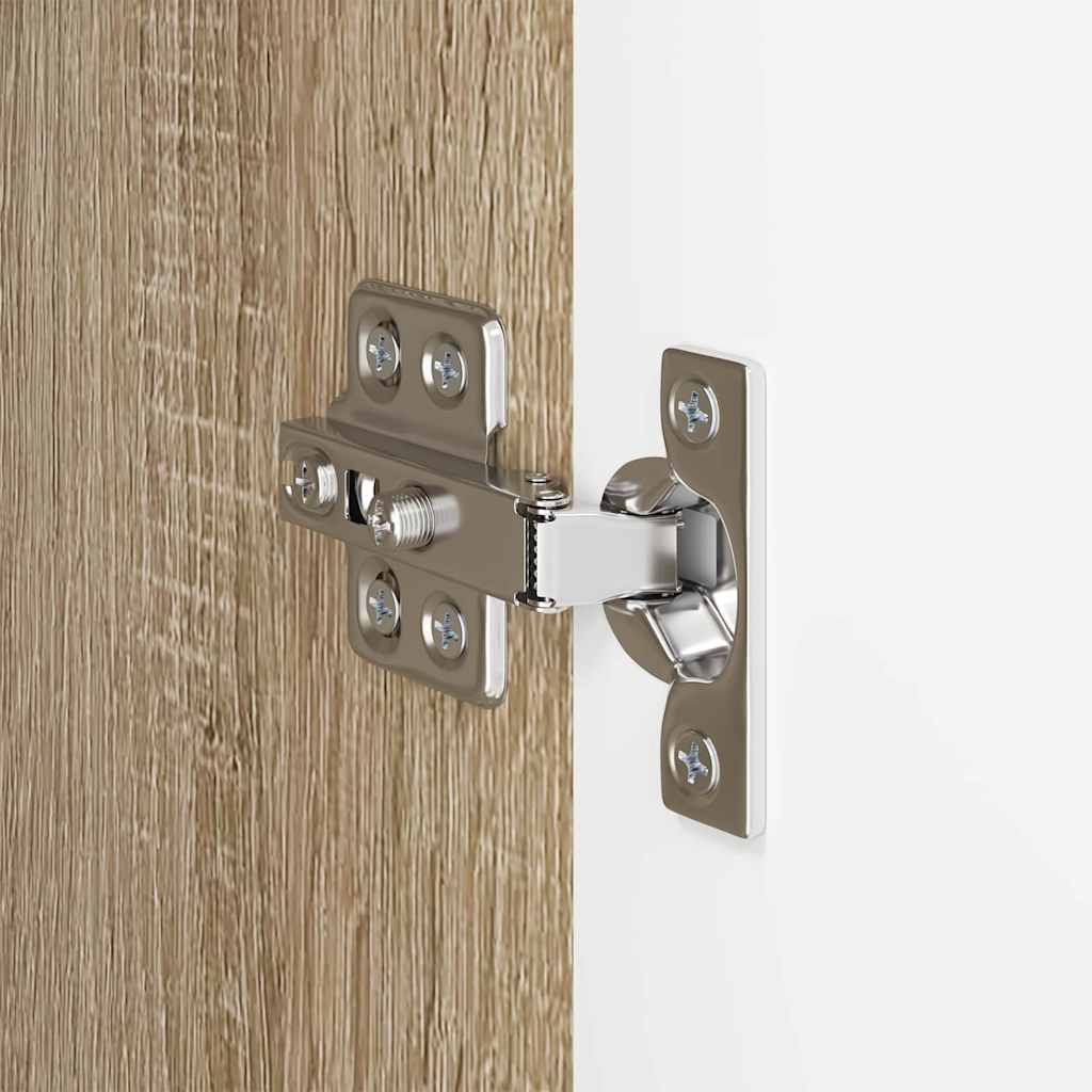 TV Wall Cabinet Sonoma Oak 59.5 x 31 x 100 cm Engineered Wood