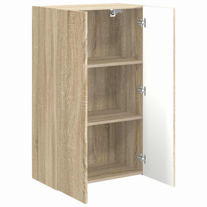 TV Wall Cabinet Sonoma Oak 59.5 x 31 x 100 cm Engineered Wood