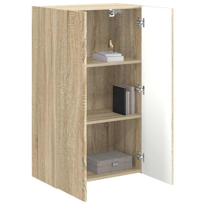 TV Wall Cabinet Sonoma Oak 59.5 x 31 x 100 cm Engineered Wood