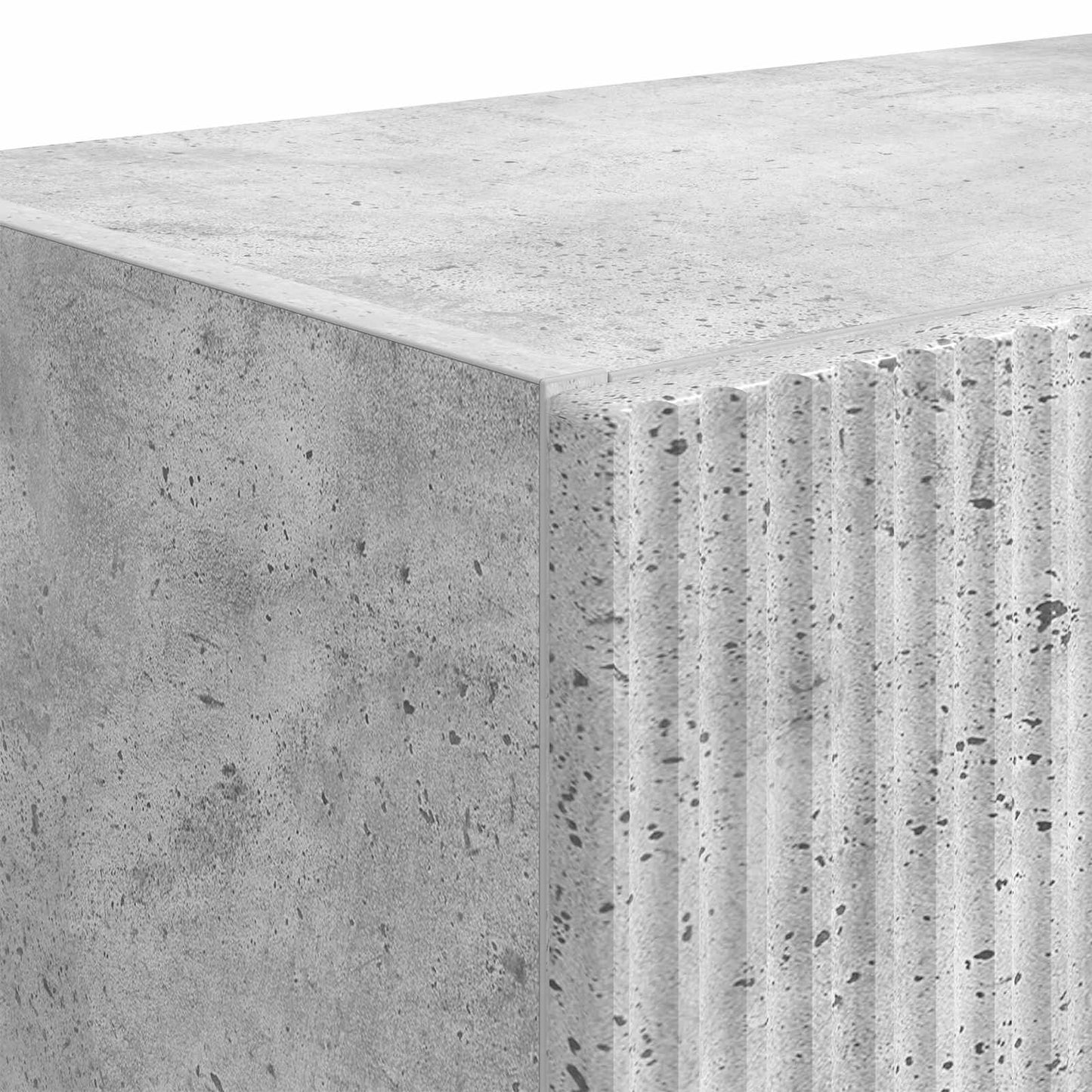TV Wall Cabinet Wall-mounted Concrete Grey 59.5 x 31 x 100 cm