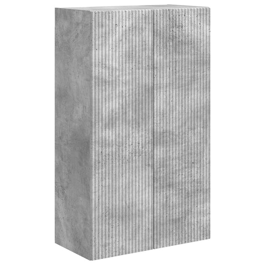 TV Wall Cabinet Wall-mounted Concrete Grey 59.5 x 31 x 100 cm