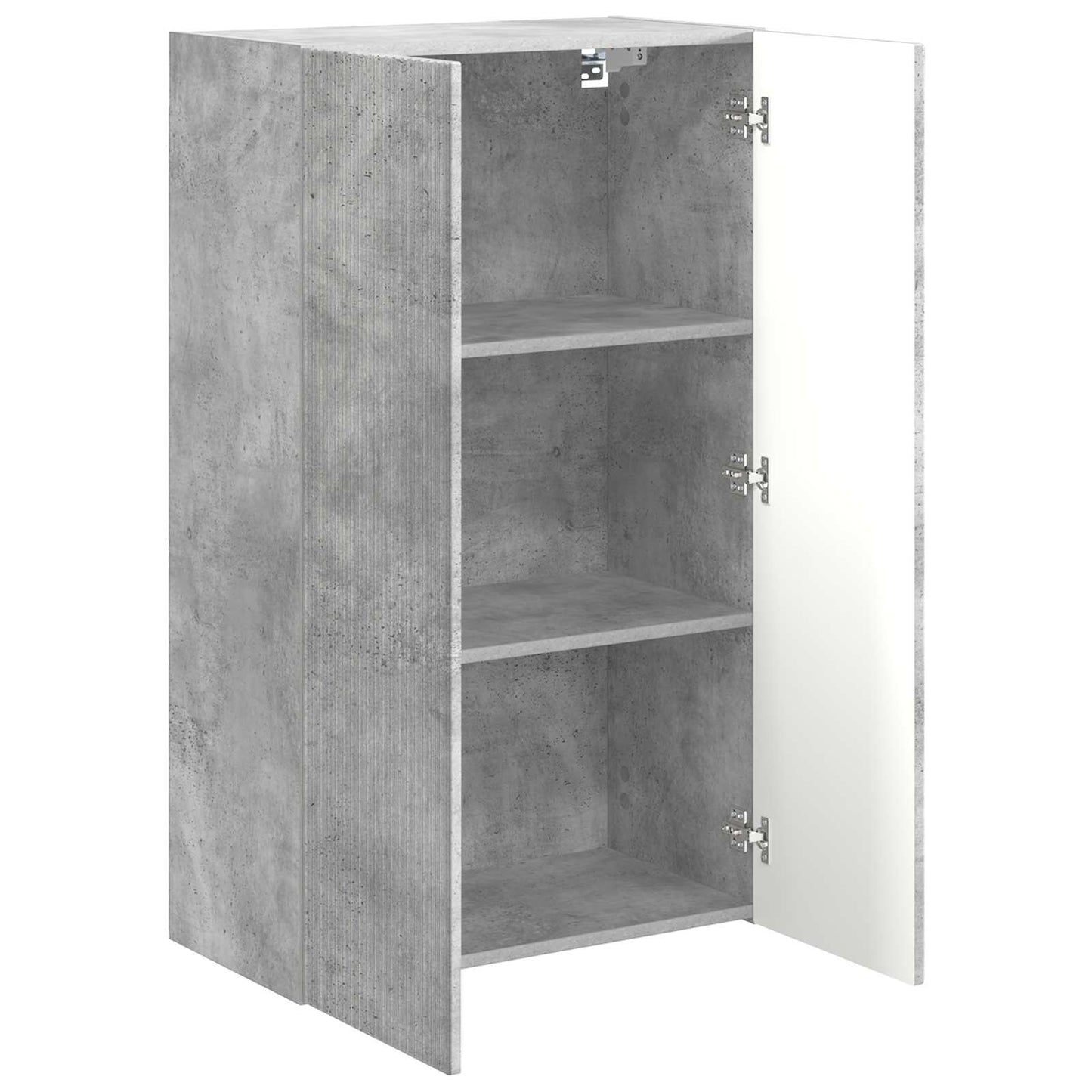 TV Wall Cabinet Wall-mounted Concrete Grey 59.5 x 31 x 100 cm