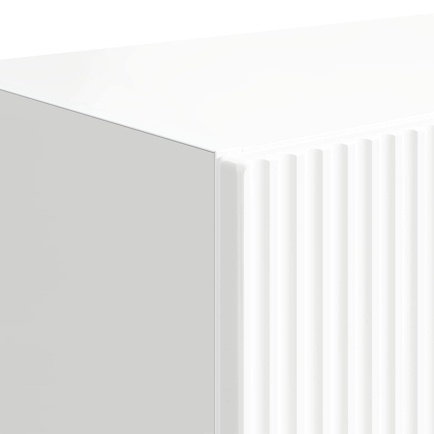 TV Wall Cabinet High Gloss White 59.5 x 31 x 100 cm