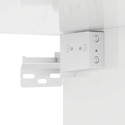 TV Wall Cabinet High Gloss White 59.5 x 31 x 100 cm
