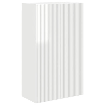 TV Wall Cabinet High Gloss White 59.5 x 31 x 100 cm