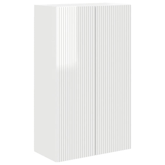 TV Wall Cabinet High Gloss White 59.5 x 31 x 100 cm