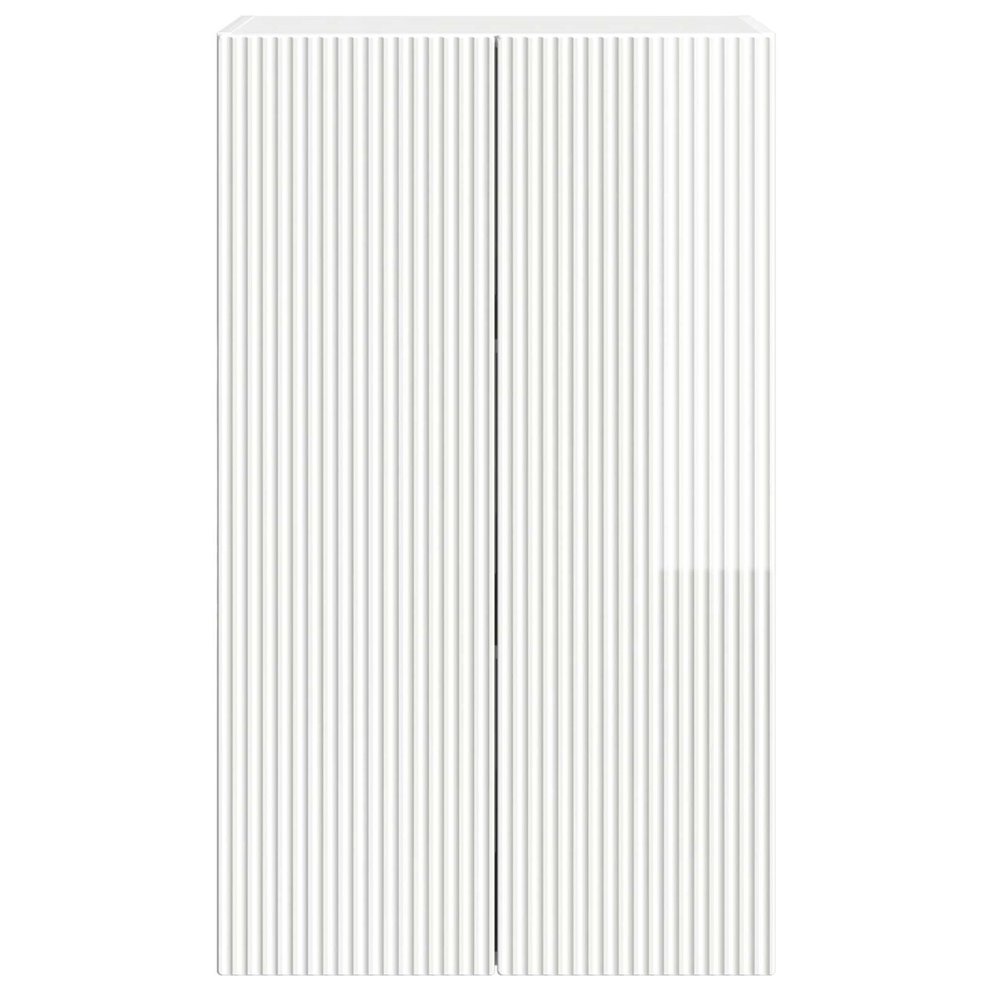 TV Wall Cabinet High Gloss White 59.5 x 31 x 100 cm