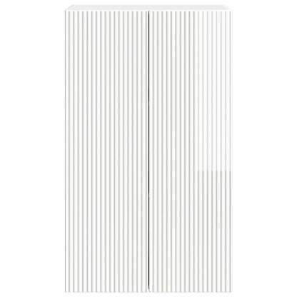 TV Wall Cabinet High Gloss White 59.5 x 31 x 100 cm