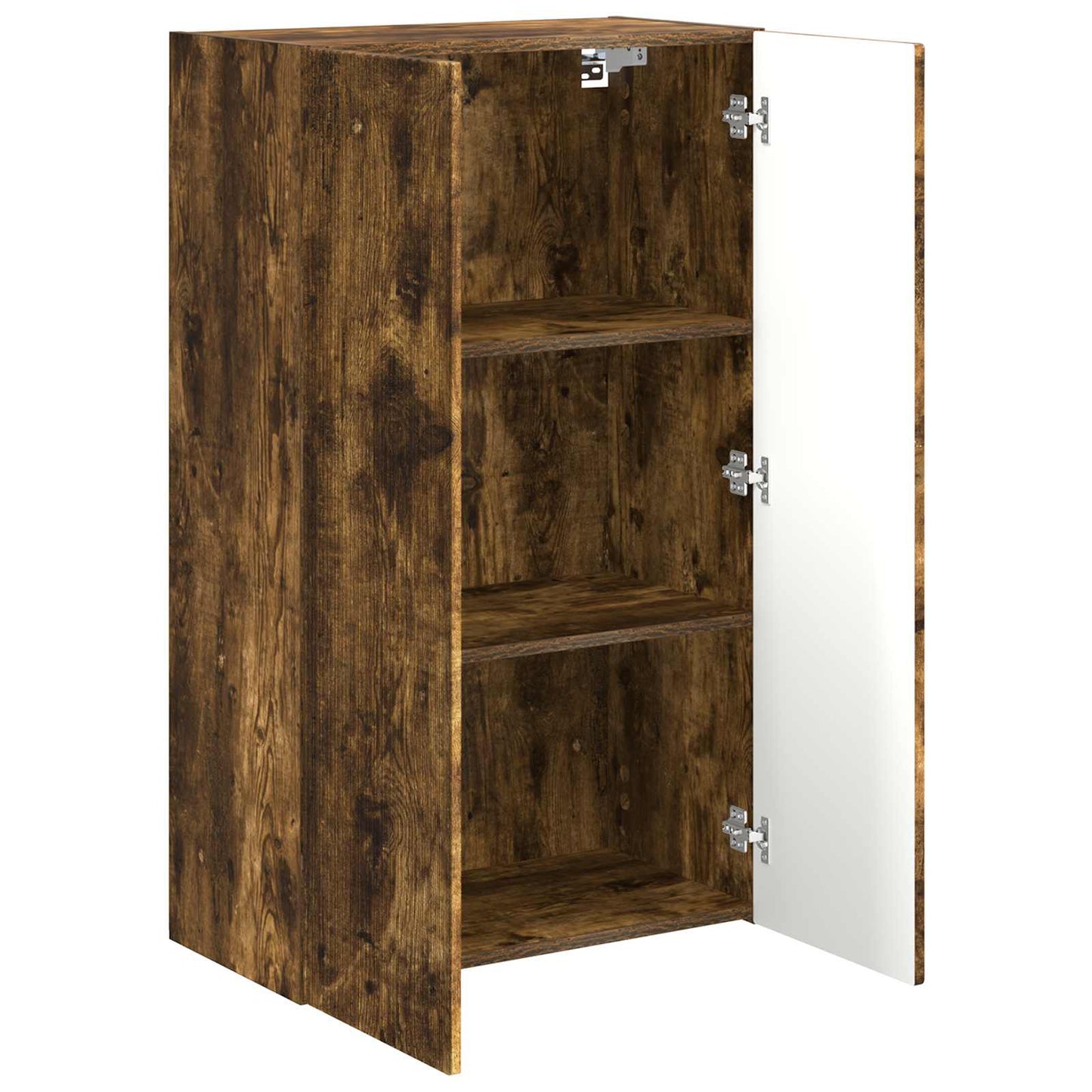 TV Wall Cabinet 59.5 x 31 x 100 cm Smoked Oak Engineered Wood
