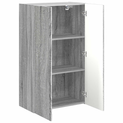 TV Wall Cabinet Grey Sonoma 59.5 x 31 x 100 cm Engineered Wood