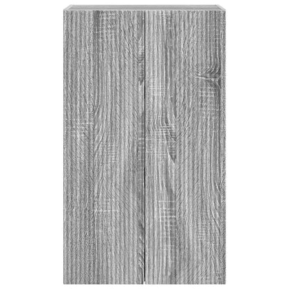 TV Wall Cabinet Grey Sonoma 59.5 x 31 x 100 cm Engineered Wood