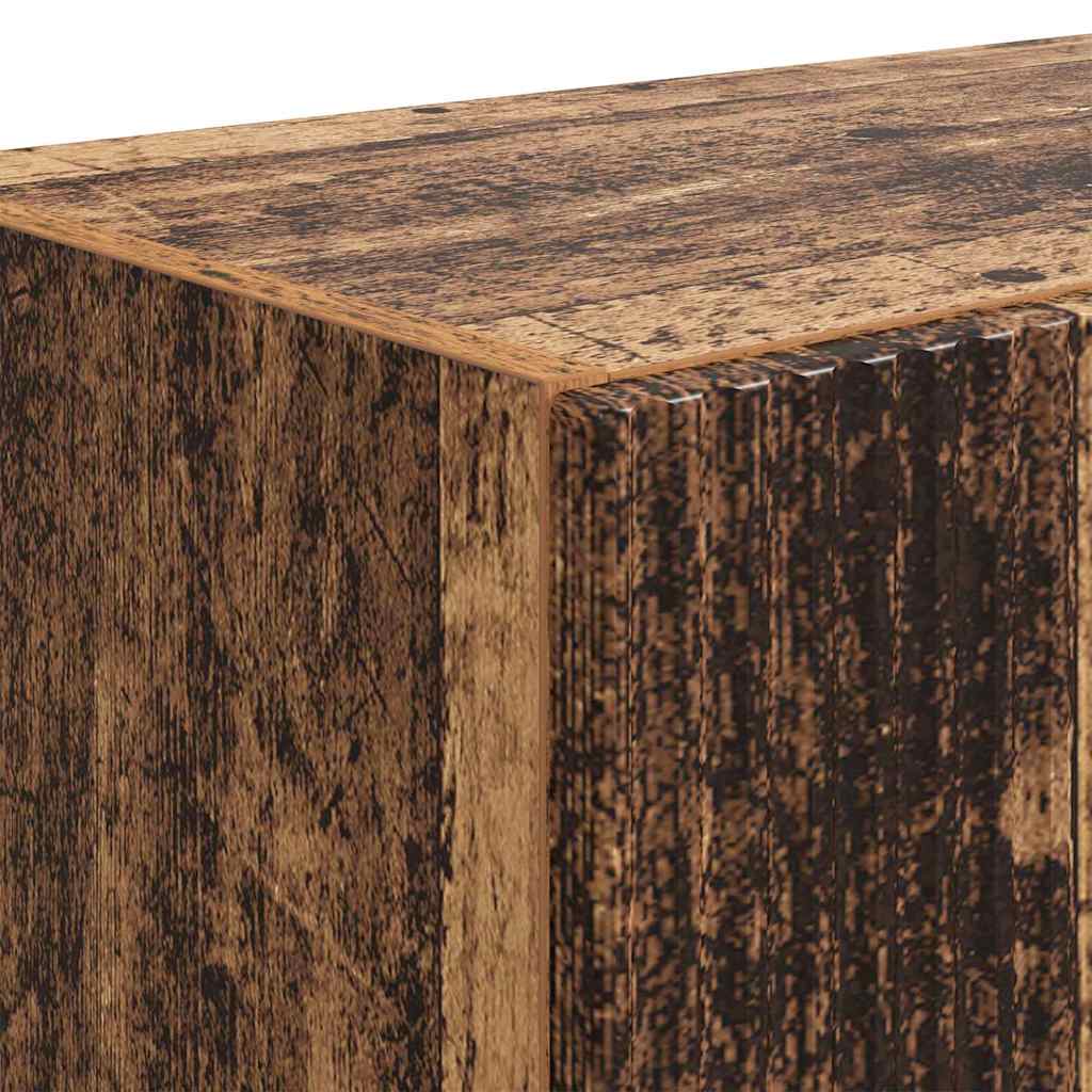 TV Wall Cabinet Old Wood 59.5 x 31 x 100 cm Engineered Wood