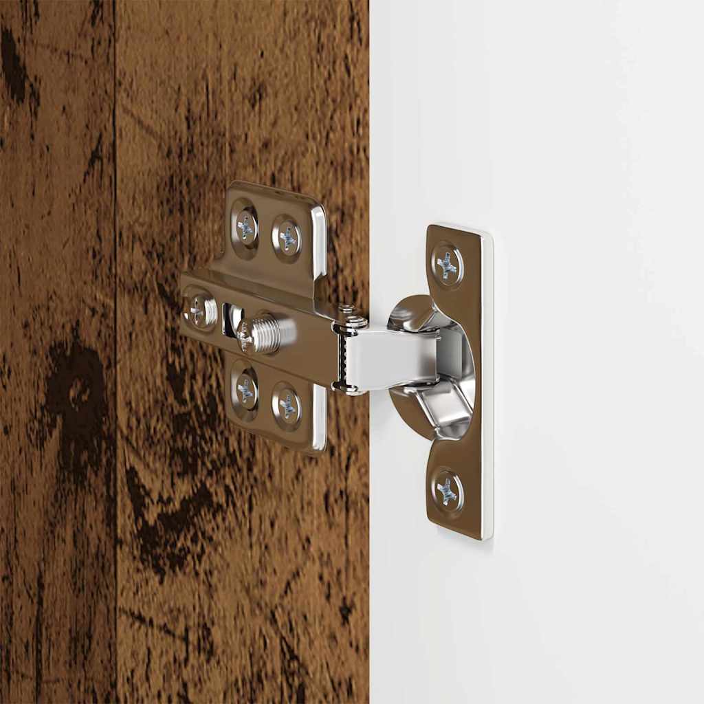 TV Wall Cabinet Old Wood 59.5 x 31 x 100 cm Engineered Wood