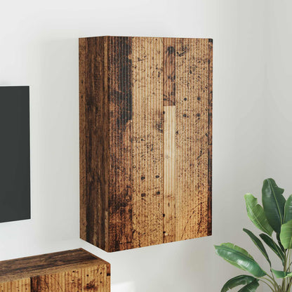 TV Wall Cabinet Old Wood 59.5 x 31 x 100 cm Engineered Wood