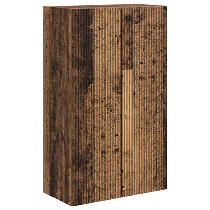 TV Wall Cabinet Old Wood 59.5 x 31 x 100 cm Engineered Wood