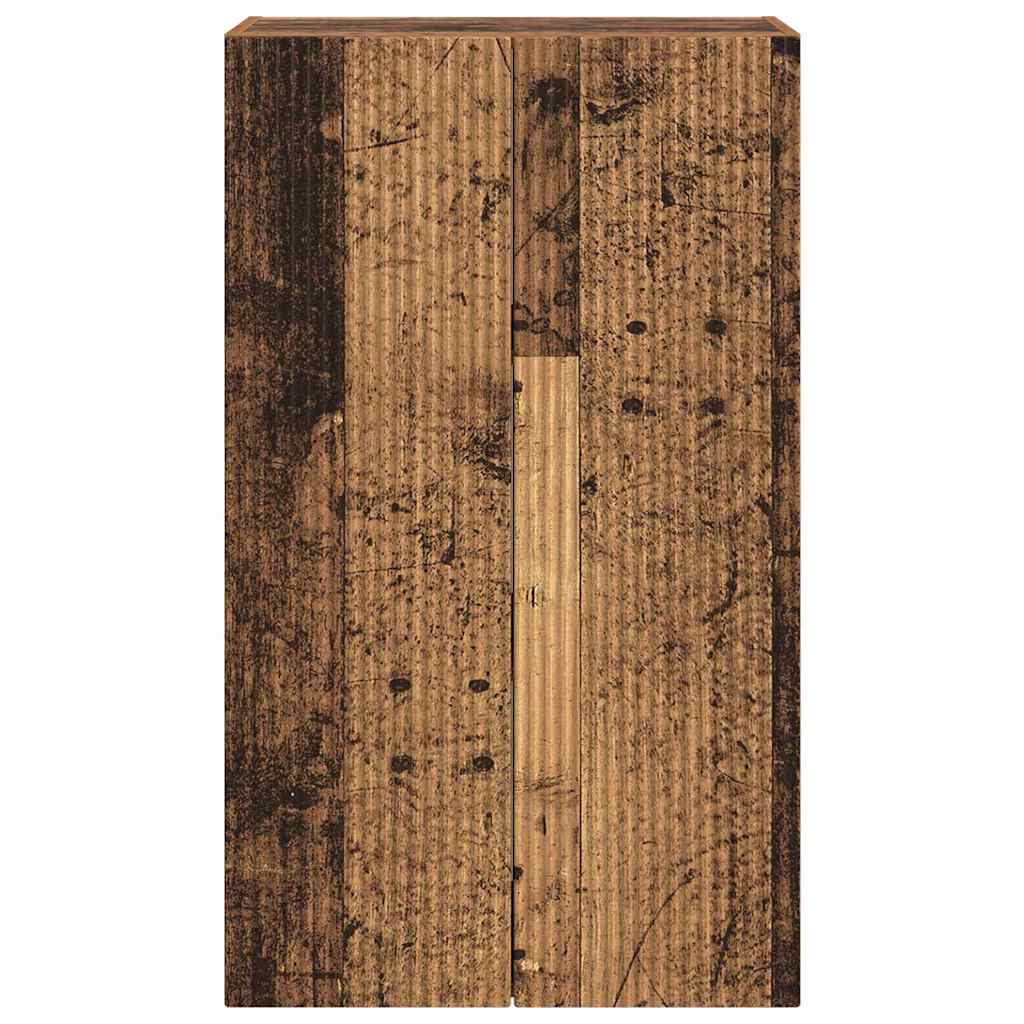 TV Wall Cabinet Old Wood 59.5 x 31 x 100 cm Engineered Wood