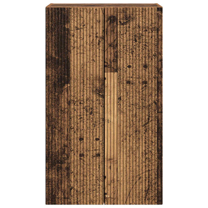 TV Wall Cabinet Old Wood 59.5 x 31 x 100 cm Engineered Wood