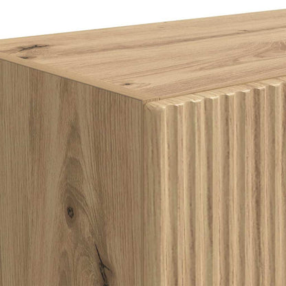TV Wall Cabinet Artisan Oak 59.5 x 31 x 100 cm Engineered Wood