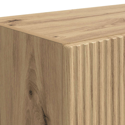 TV Wall Cabinet 59.5 x 31 x 100 cm Artisan Oak Engineered Wood