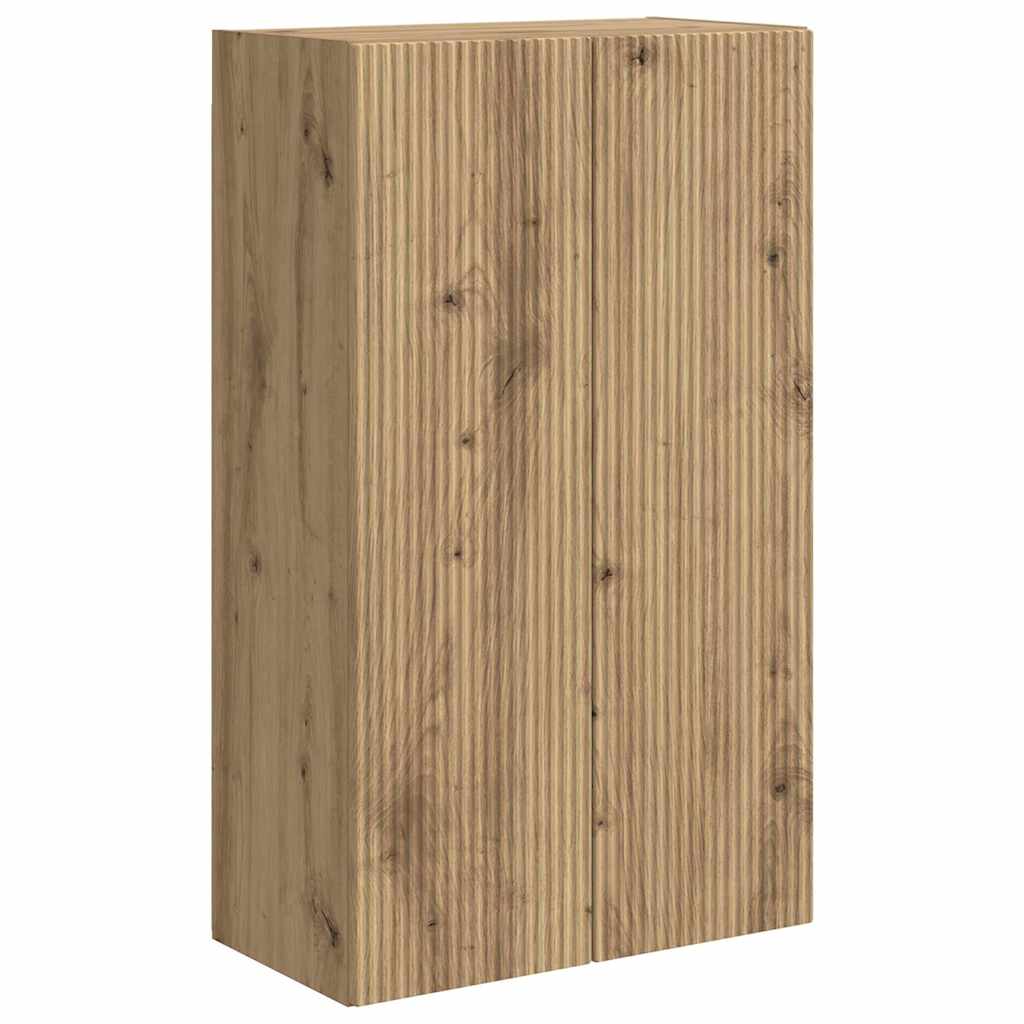 TV Wall Cabinet Artisan Oak 59.5 x 31 x 100 cm Engineered Wood