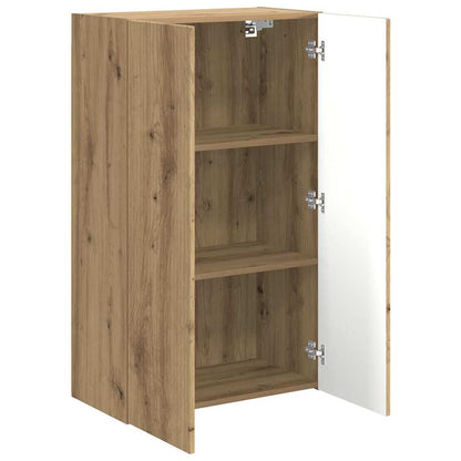 TV Wall Cabinet Artisan Oak 59.5 x 31 x 100 cm Engineered Wood