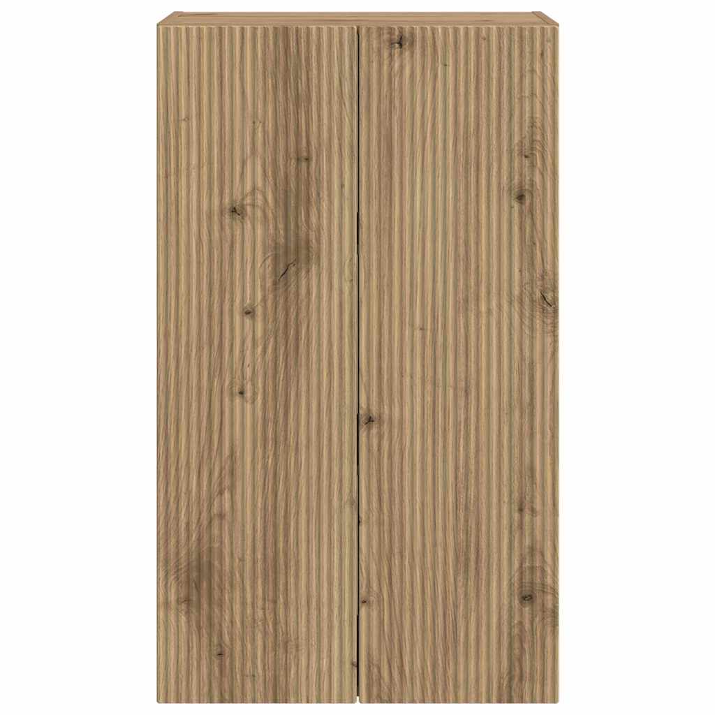 TV Wall Cabinet Artisan Oak 59.5 x 31 x 100 cm Engineered Wood