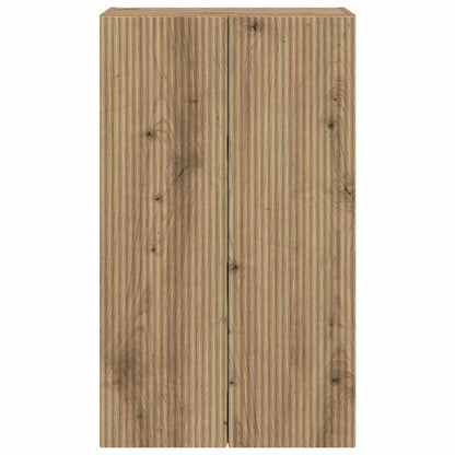 TV Wall Cabinet Artisan Oak 59.5 x 31 x 100 cm Engineered Wood