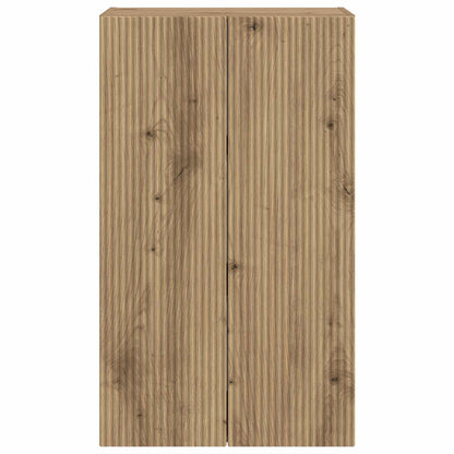 TV Wall Cabinet Artisan Oak 59.5 x 31 x 100 cm Engineered Wood