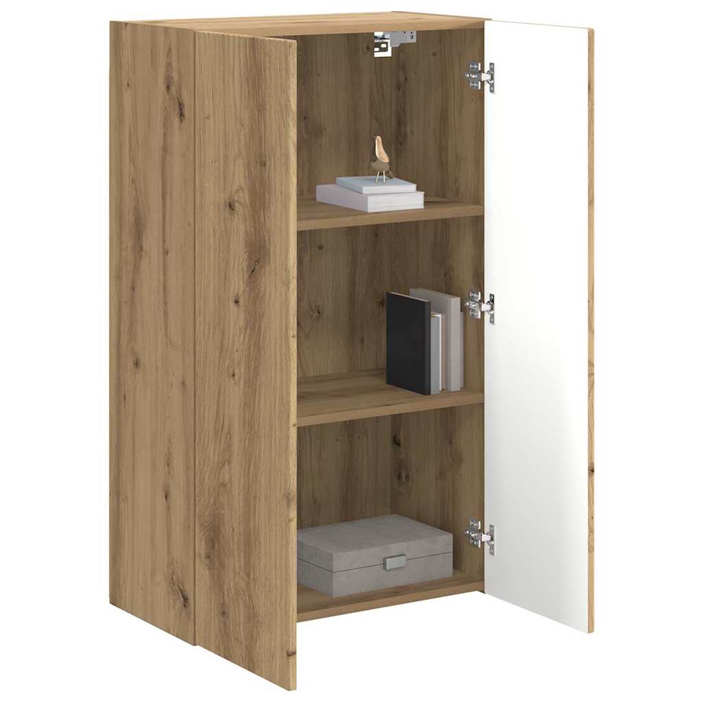 TV Wall Cabinet Artisan Oak 59.5 x 31 x 100 cm Engineered Wood