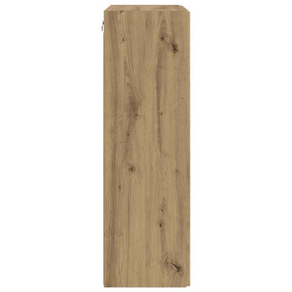 TV Wall Cabinet Artisan Oak 59.5 x 31 x 100 cm Engineered Wood