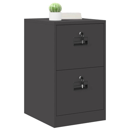 File Cabinet Black 44 x 50 x 74.5 cm Cold-Rolled Steel