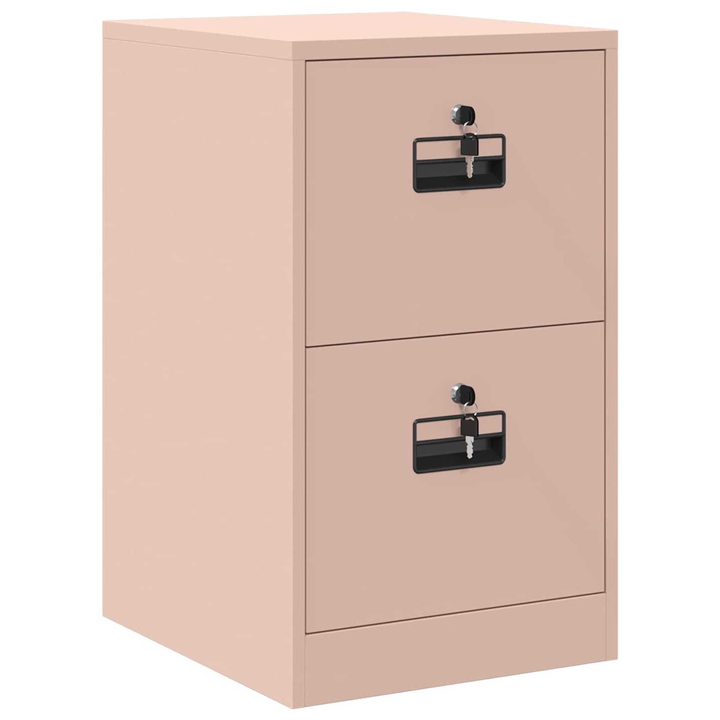 File Cabinet Geometric Pink 44 x 50 x 74.5 cm Cold-Rolled Steel