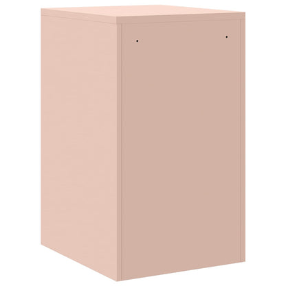 File Cabinet Geometric Pink 44 x 50 x 74.5 cm Cold-Rolled Steel