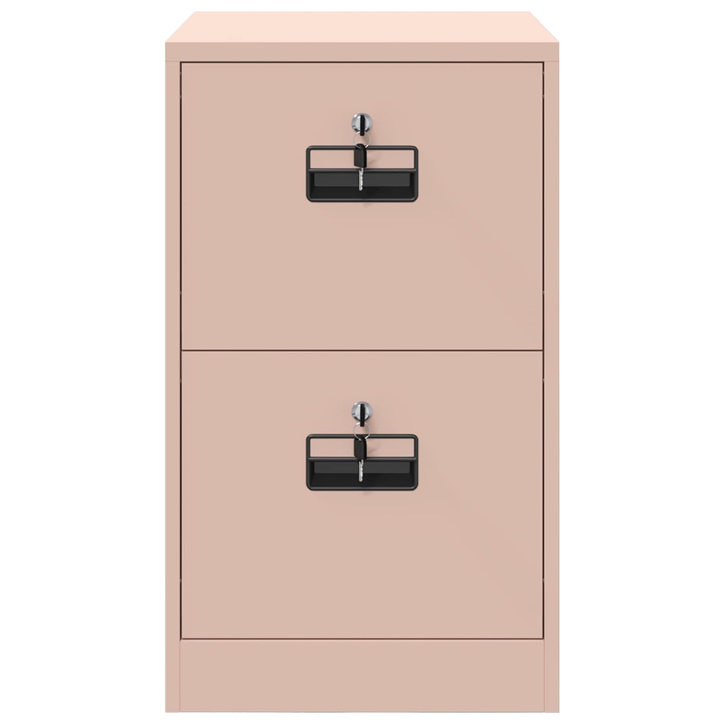 File Cabinet Geometric Pink 44 x 50 x 74.5 cm Cold-Rolled Steel