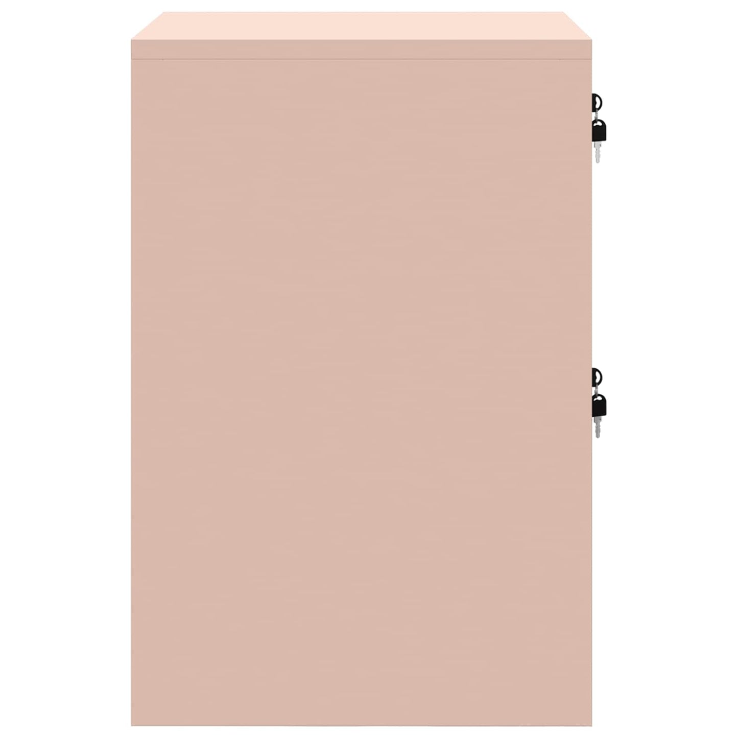 File Cabinet Geometric Pink 44 x 50 x 74.5 cm Cold-Rolled Steel