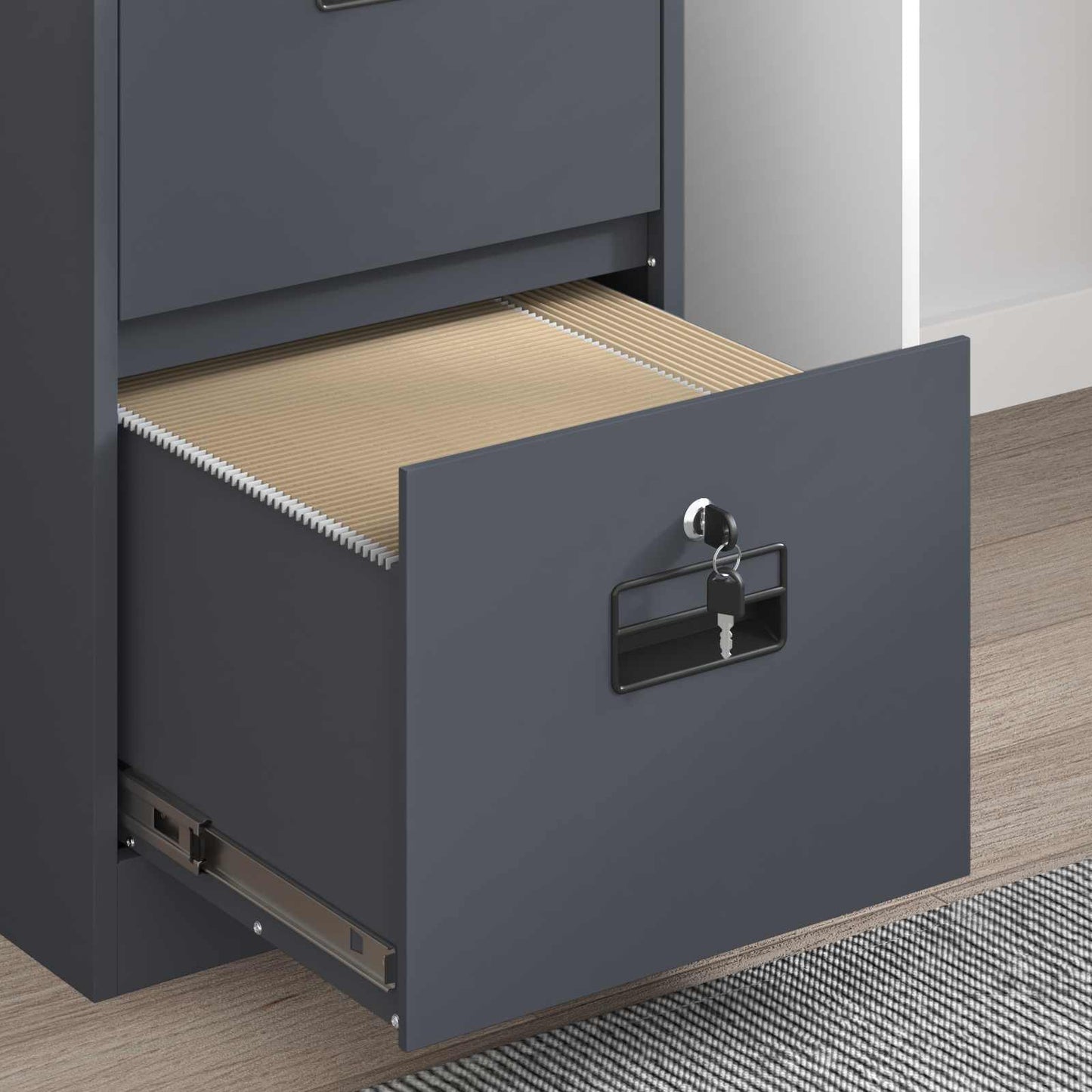 File Cabinet Anthracite 44 x 50 x 74.5 cm Cold-Rolled Steel