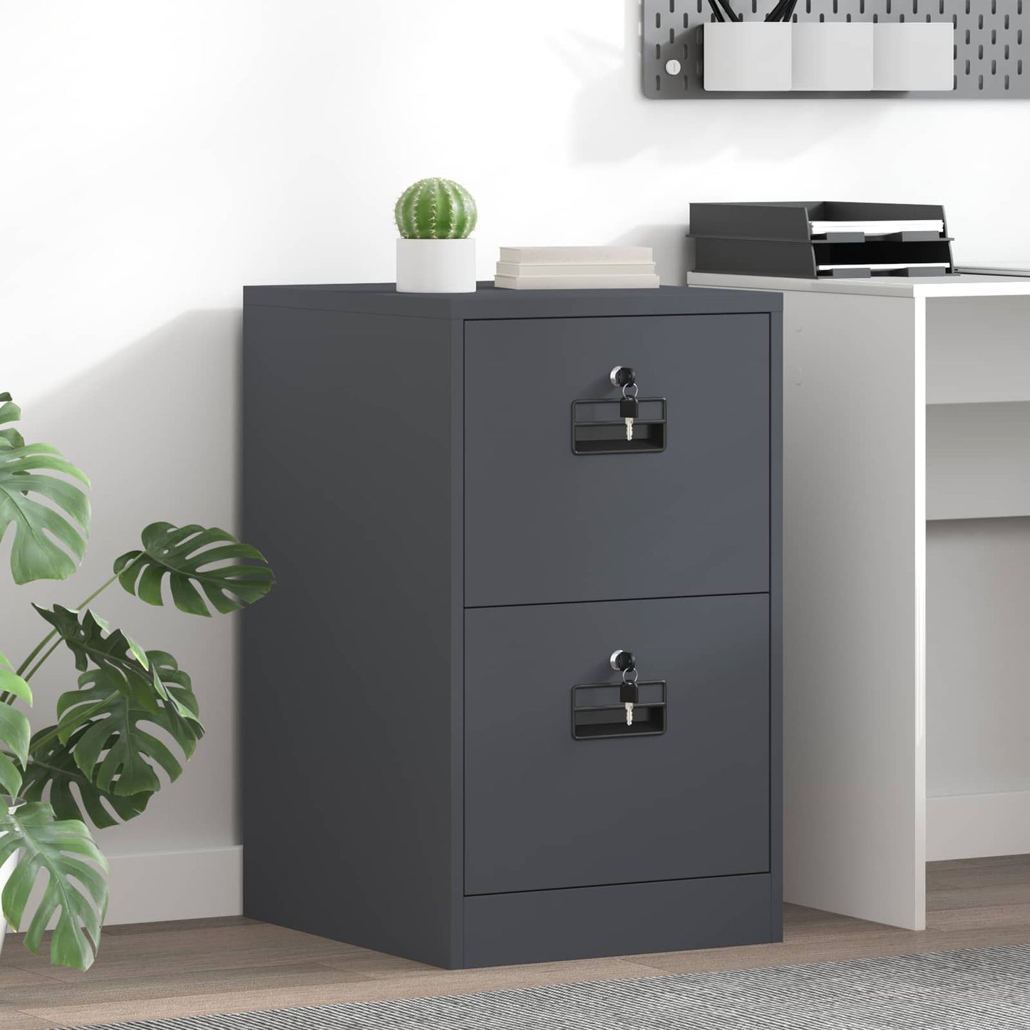 File Cabinet Anthracite 44 x 50 x 74.5 cm Cold-Rolled Steel