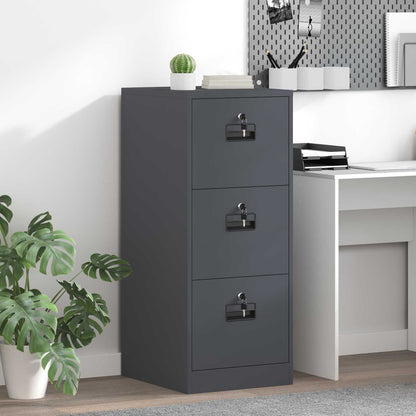 File Cabinet Anthracite 44 x 50 x 106.5 cm Cold-Rolled Steel