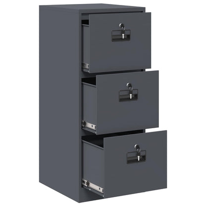 File Cabinet Anthracite 44 x 50 x 106.5 cm Cold-Rolled Steel