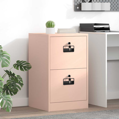 File Cabinet Pink 45.5 x 42 x 74.5 cm Cold-Rolled Steel