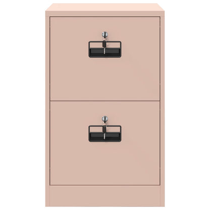 File Cabinet Pink 45.5 x 42 x 74.5 cm Cold-Rolled Steel