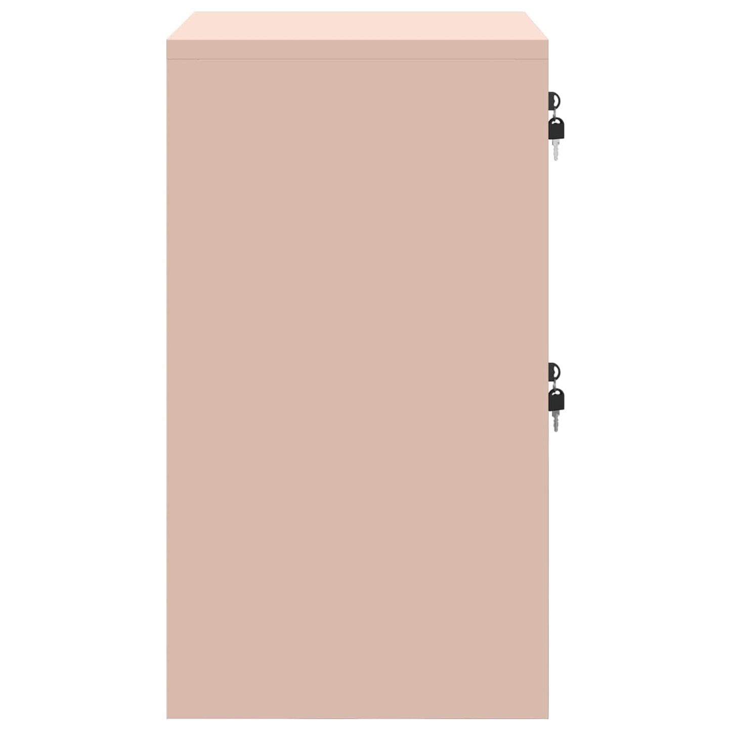 File Cabinet Pink 45.5 x 42 x 74.5 cm Cold-Rolled Steel
