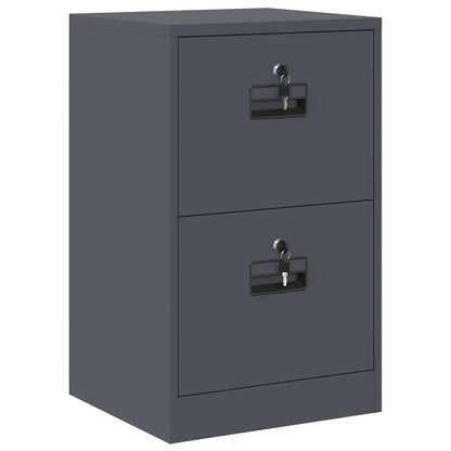 File Cabinet Anthracite 45.5 x 42 x 74.5 cm Cold-Rolled Steel