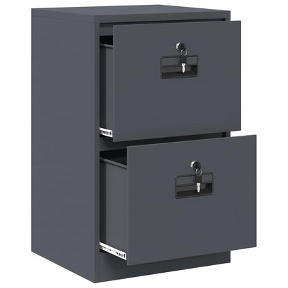 File Cabinet Anthracite 45.5 x 42 x 74.5 cm Cold-Rolled Steel