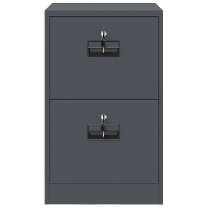 File Cabinet Anthracite 45.5 x 42 x 74.5 cm Cold-Rolled Steel
